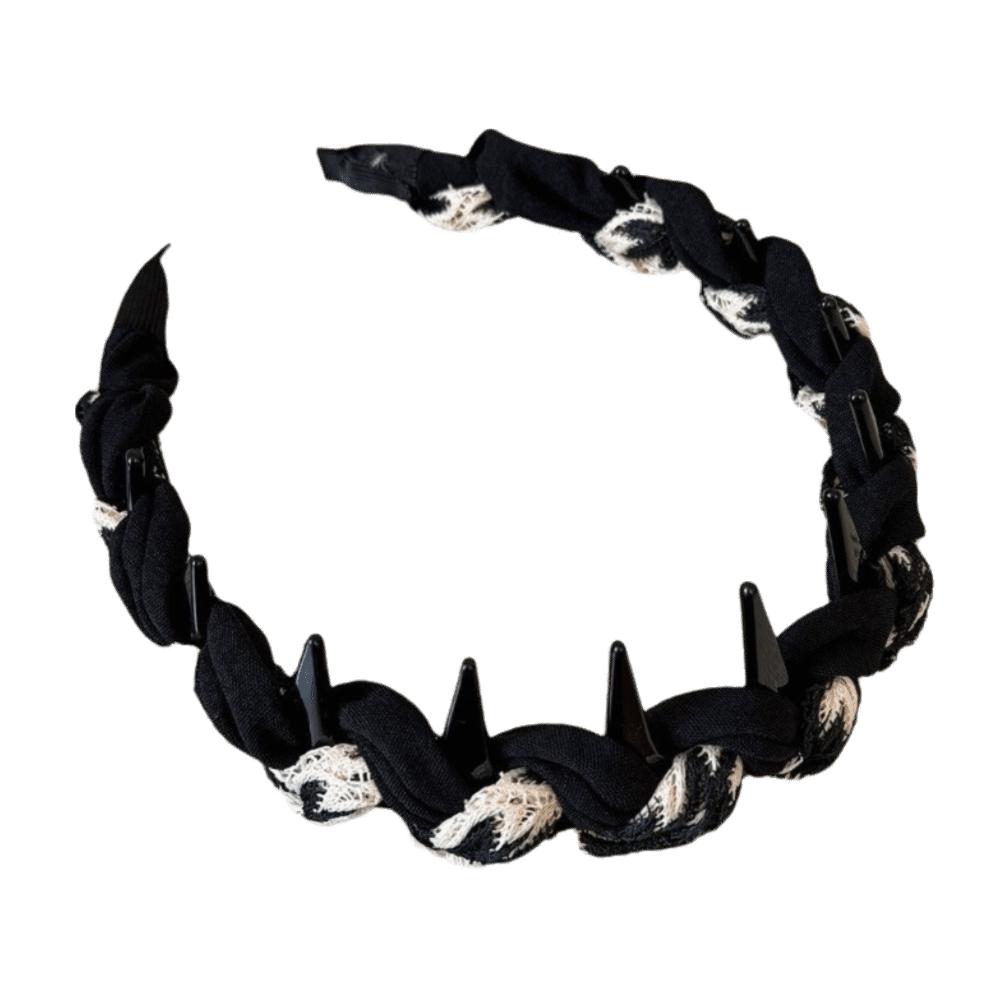 Toothed Comb Hair Comb Hairpin Non-Slip Headbands With Teeth Comb Headband  Daily Autumn Winter