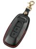 Usable Premium Genuine Leather Key Case for New Nissan and Aria X-Trail, T33, Serena, C28, e-Power, Sakura, (Black)