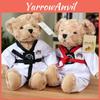 Wholesale Taekwondo Teddy Bear Plush Toy Martial Arts Gift With Logo Rose Velvet Filling 30cm
