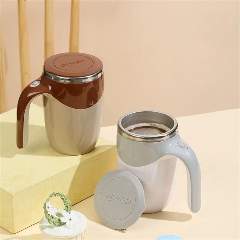 Automatic Stirring Coffee Mug Stainless Steel Electric Mixing Cup Rechargeable Rotating Magnetic Beverage Mixer