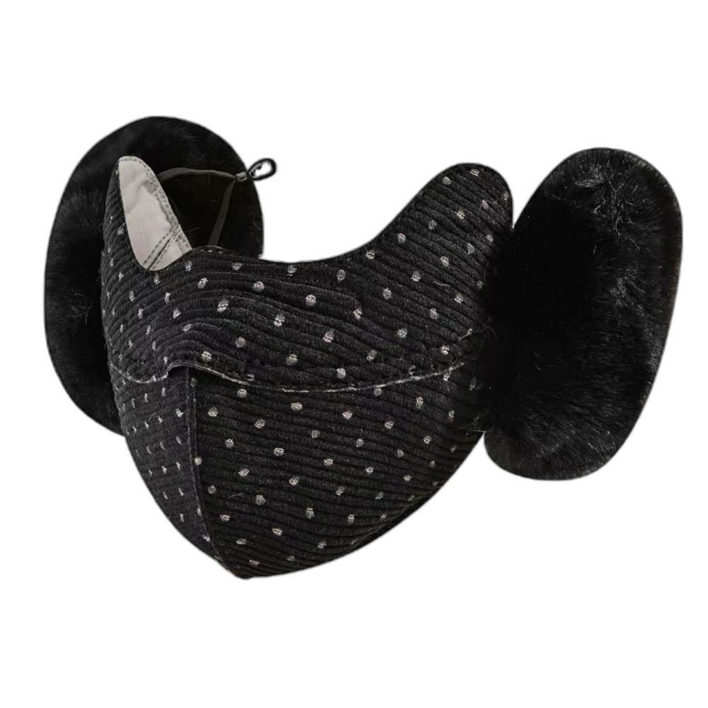 Windproof Fleece Winter Mask Autumn Winter Cycling Earflap Simple Thermal Earmuffs Mask