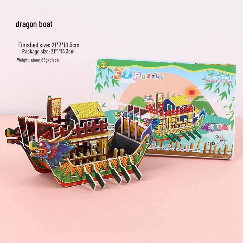 Creative 3D Cartoon Puzzle for Children Ages 3-6 – DIY Educational Toy Gift