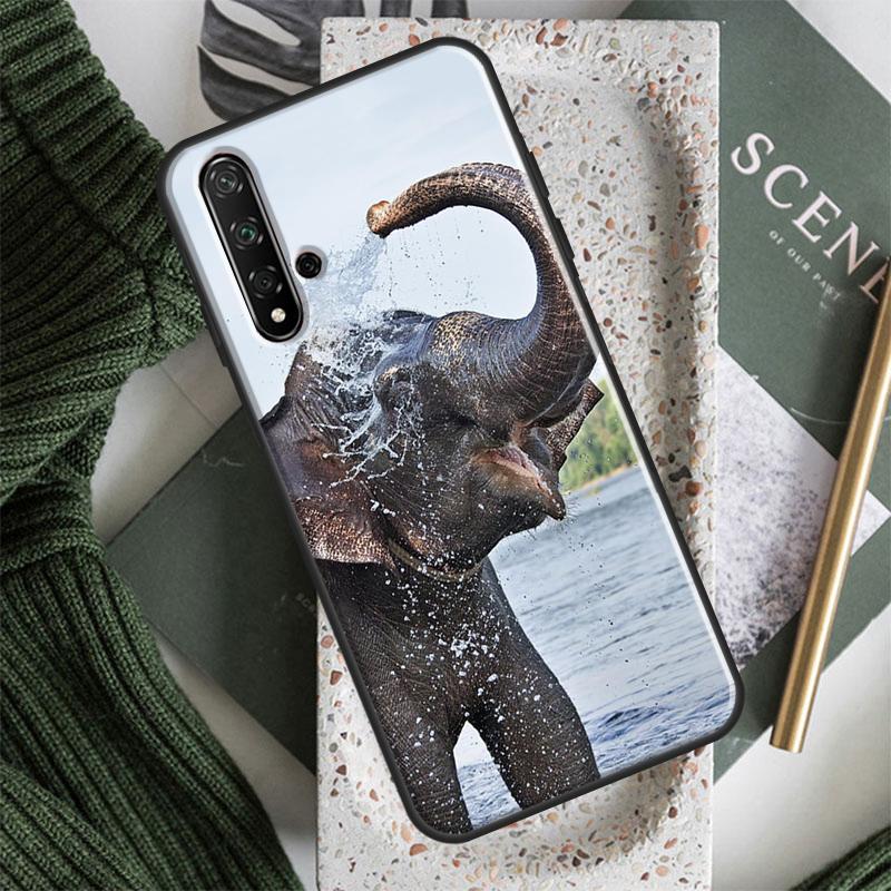 Indian Animal Elephant For Huawei Nova 10 9 SE 5T 12s 12i 11i Y91 Y90 Y60 Y70 Y72 Y61 P60 Pro P20 P40 P30 Lite Case