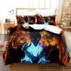 3D Print Anime Solo Leveling Bedding Set Duvet Cover Bed Set Quilt Cover Pillowcase Comforter King Queen Size Boys Adult Bedding