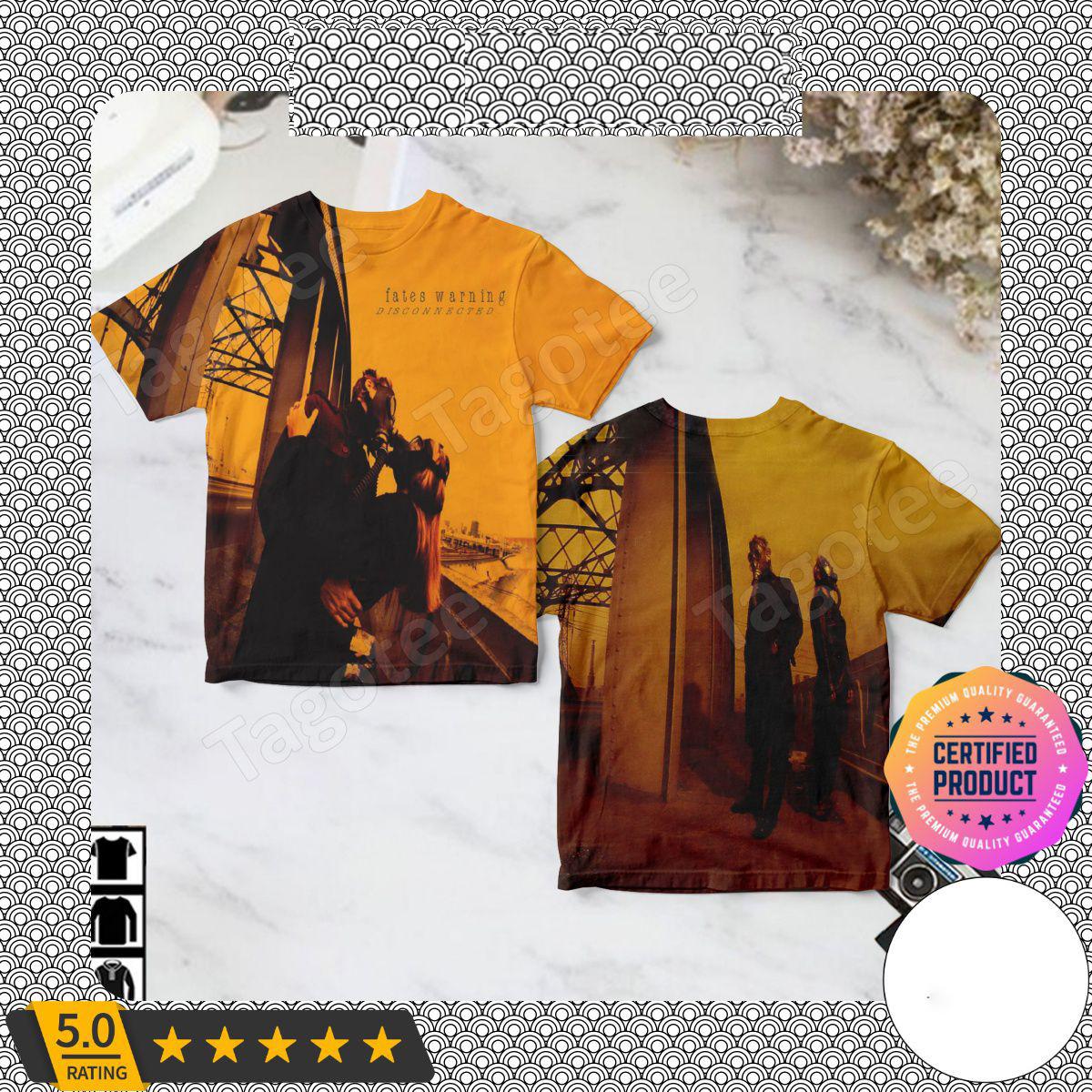Fates Warning Disconnected Album 3D T-shirt S to 5XL 2F1266 L