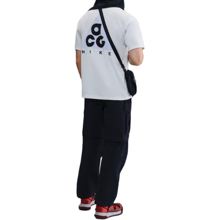 Nike Loose Fit Crew Neck Short Sleeve T-Shirt Men tops White HJ0799-122