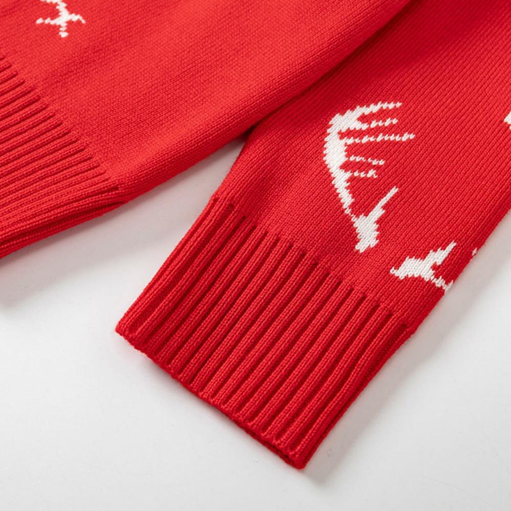 Autumn/Winter New Arrivals: Boys' and Girls' Knitted Sweaters Christmas Snowflake and Reindeer Children's Jumpers