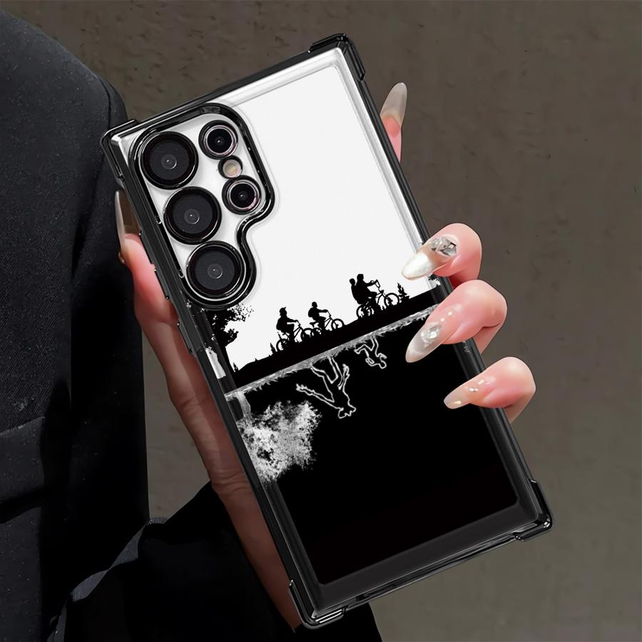 Phone Cover Funda Case for Samsung Galaxy 25 S20 Ultra S24 FE S23 S25Edge S22 Plus Note 20 Ultra S21 Strange Things Letters A-Z