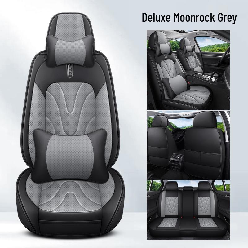 Napa Leather All-Season Universal Car Seat Cover, Five-Seater Full Coverage Cushion