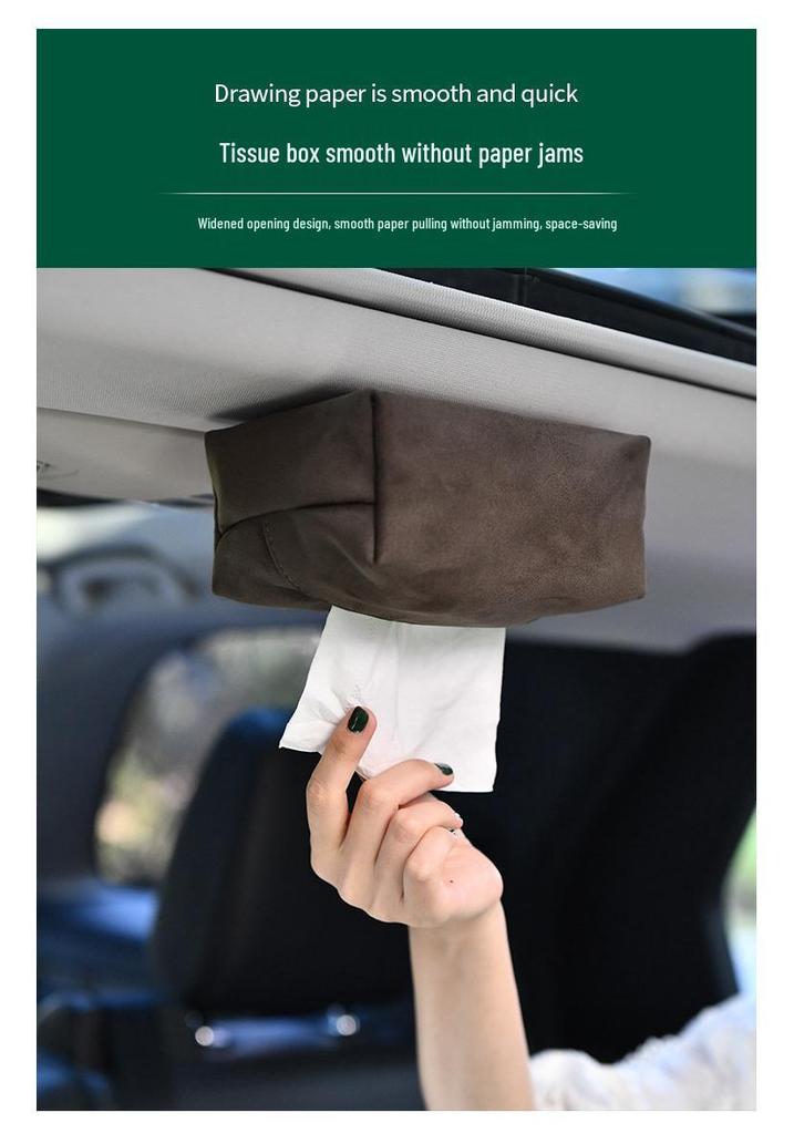 Magnetic Car Tissue Box Mount for In-Car Ceiling - Compatible with AITO, NIO, ZEEKR