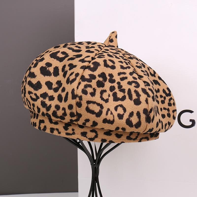Spring and autumn show face small beret children fashion students versatile big head circumference painter hat casual bud hat