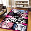 Re Zero Schlafzimmer & Wohnzimmer Teppich, Heimdekoration Coole Filmmatte Spielbodenmatte -HE160