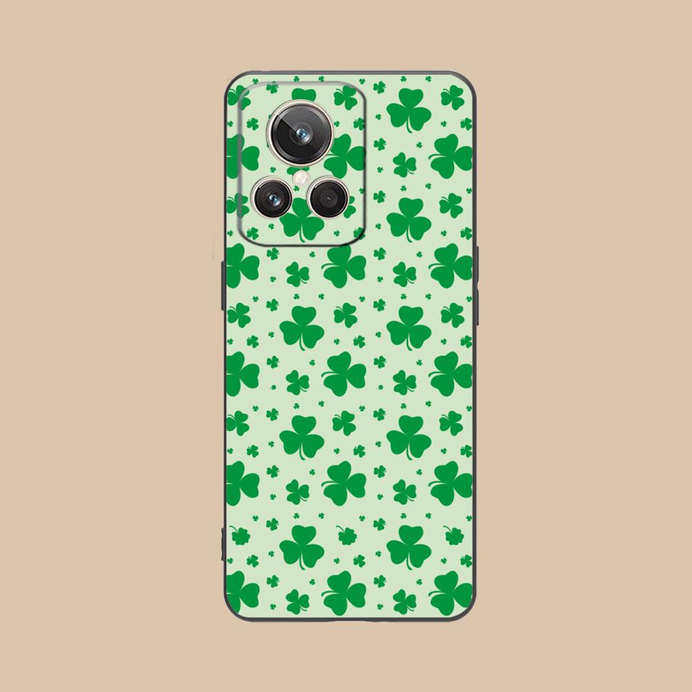

Saint Patrick s Day Mobile Phone Case for Realme 15 14 13 12 11 10 9 Pro Plus T i Lite 5G Colorful Printing Cover Pretty Luxury realme 9i 5G