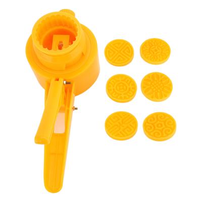 Hand Press Cookie Stamp Food Grade Plastic 50g Chinese Mid Autumn Festival Cake Maker DIY Dessert