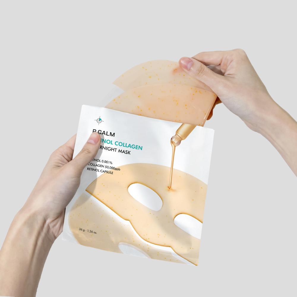 P.CALM Retinol Collagen Overnight Mask 36g*4EA