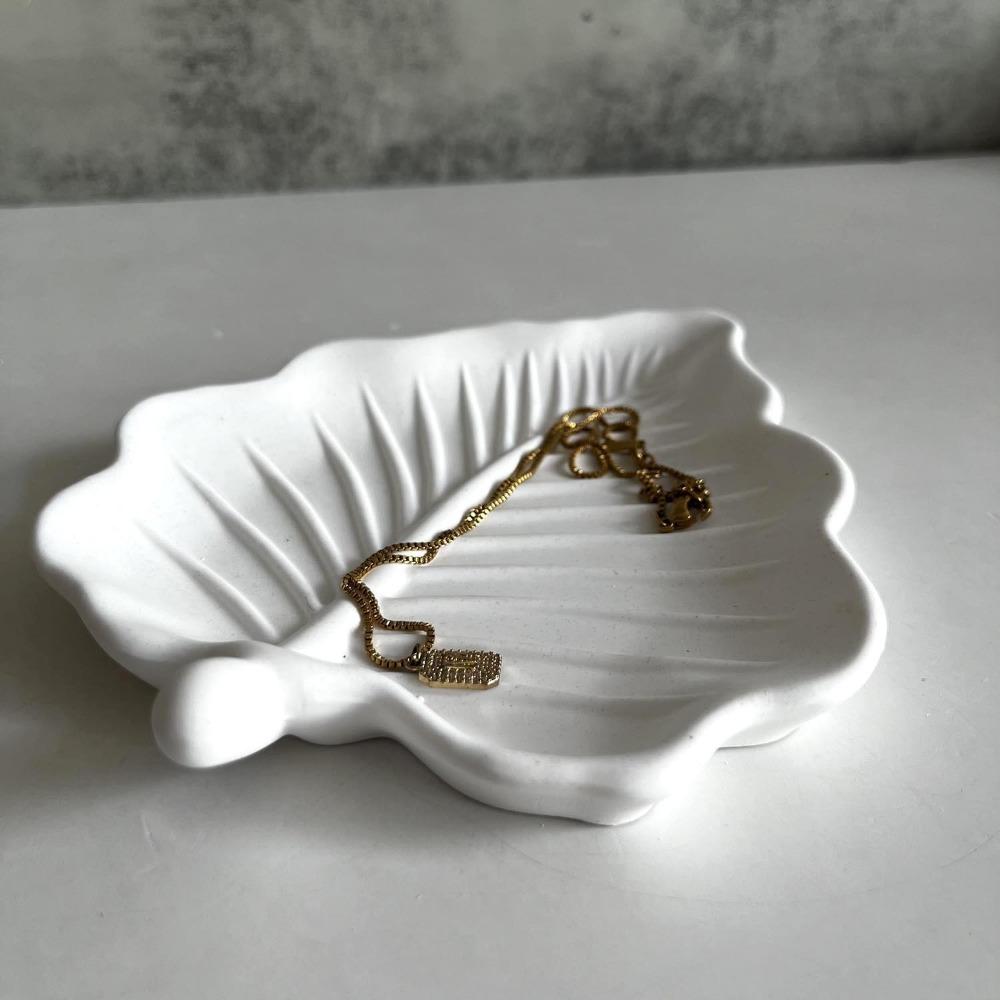 Blatt Tablett Silikonform DIY Schmuck Aufbewahrungsplatte Organizer Kerzenhalter Beton Zement Gips Epoxidharz Formen