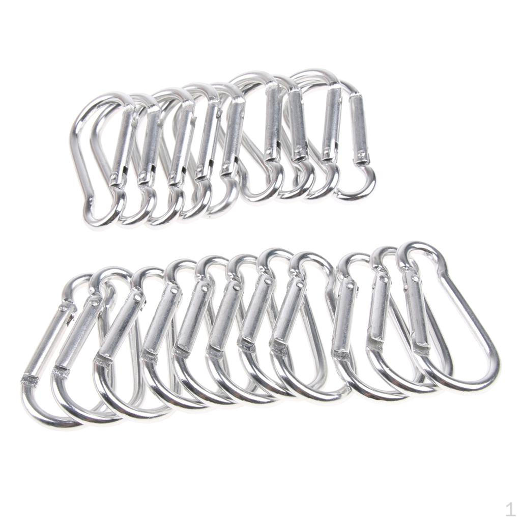 Aluminum Alloy Carabiners Calabash Ring Outdoor, Wire Diameter 3.7 серебряный