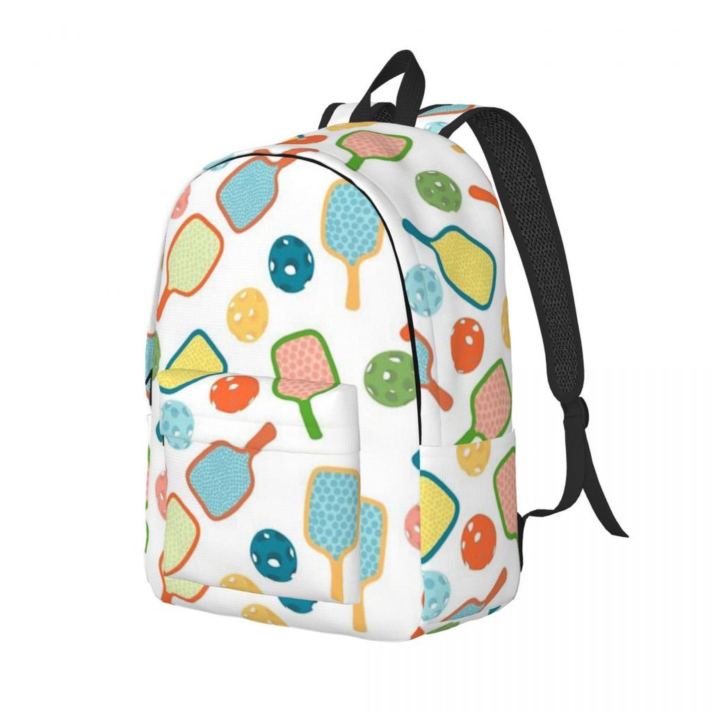 Sunny Pickleball Pattern Backpack Hot Sale Daypack Large Capacity Kids BookBag School Bag Shoulder Bags for Men Women