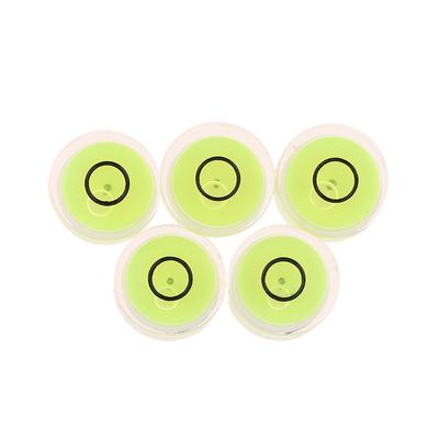 5 stuks Mini Ronde Nauwkeurigheid Waterpas Libelle Instrument Horizontale Precisie Waterpas Meetinstrument