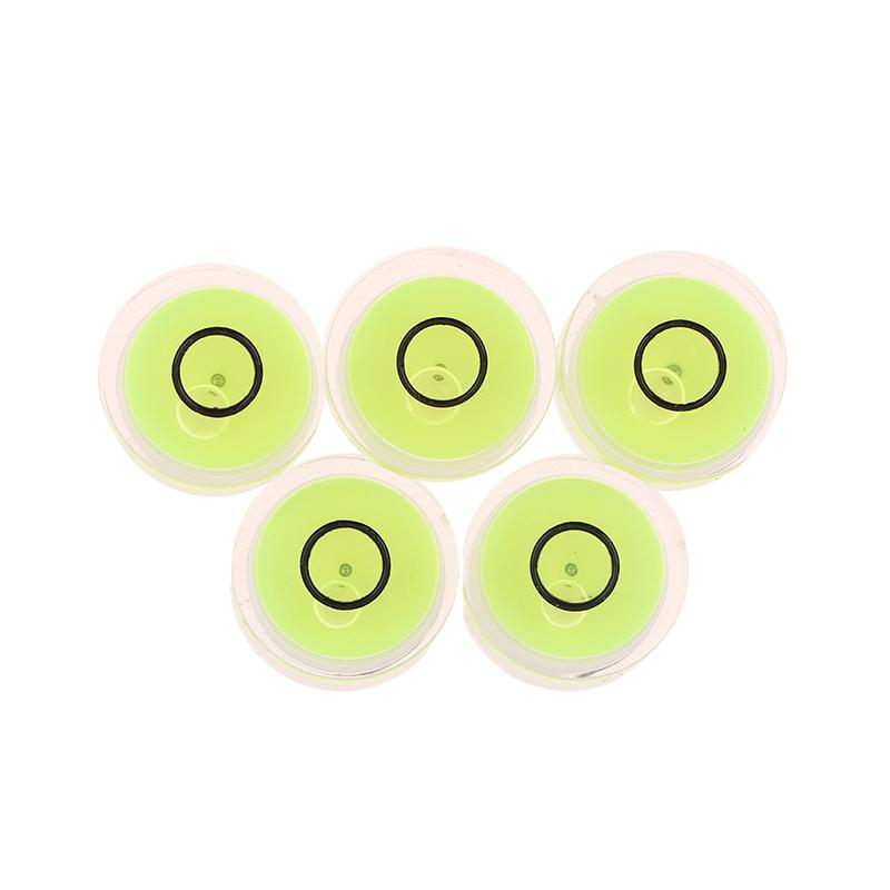 5Pcs Mini Round Accuracy Bubble Level Bullseye Instrument Horizontal Precision Bubble Level Measuring Tool