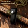 Handcrafted Leather Cutter Sheath Cutter Holder For Compacts Fixed Blade Outdoor Hand Stitched Water Resistant Design