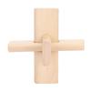 Jigsaw Lock Unlocking Toy Patience Training Intelligent Brain Teaser Wooden Puzzle Lock Toy