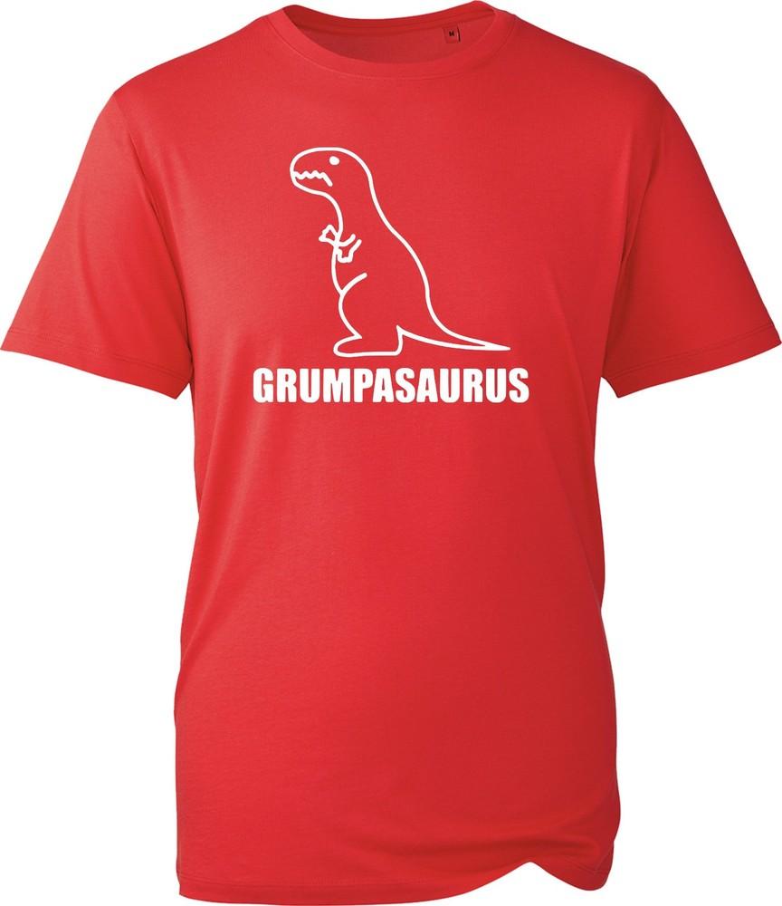 Grumpasaurus Dinosaur Dad Joke Unisexs Shirt Funny Dino Printed Design Gift Tee S