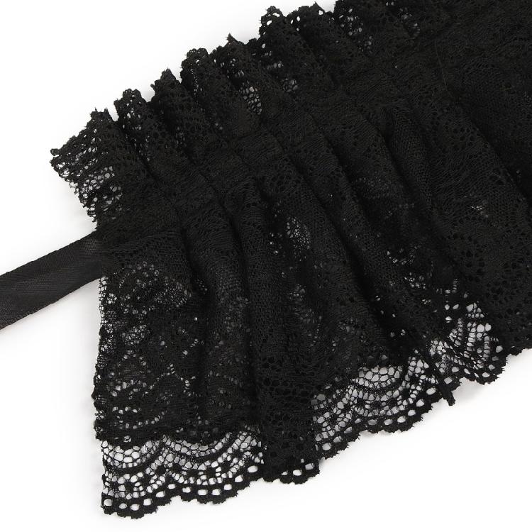 Medieval Colonial Chokers Ruffle Lace Neck Collar Detachable Collar Necklace