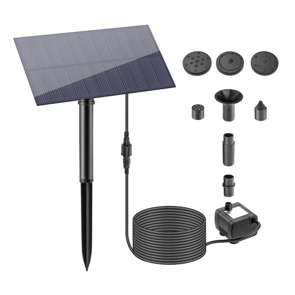 Steckbares Solarpanel Gartenbrunnen Für Gartendekoration Wasserstrahlhöhe 50cm Bürstenloser Motor Für Aquarien