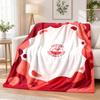 Aberdeen FC Printed Flannel Blanket Warm Comfort Bed Throw For Indoor Home Decoration