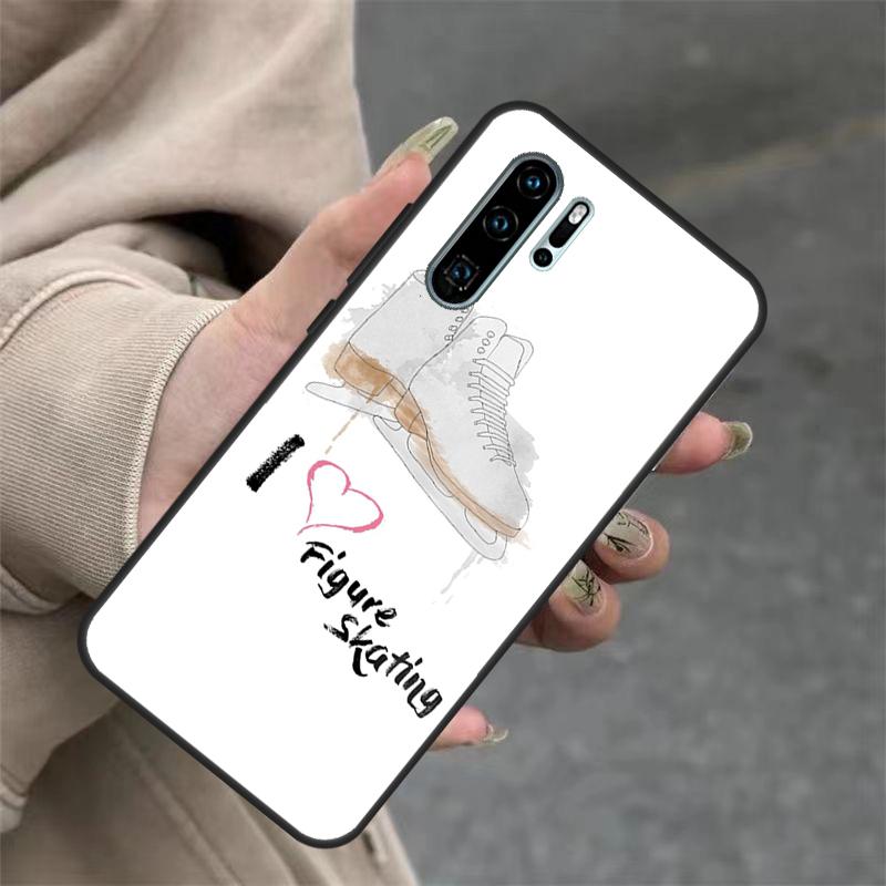 Figure Skating Ice Skating Case For Huawei Nova 3i 7i 8i 11i Y60 Y70 Y90 Y61 Y91 10 9 SE 11 Pro P20 P40 P30 Lite Cover