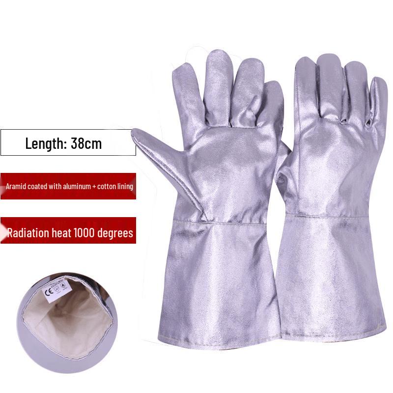 Aramid Aluminum Foil High-Temperature Insulated Gloves