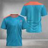 T-shirt da uomo stampata in 3D Traspirante ad asciugatura rapida Top sportivo Manica corta Girocollo Pullover Top casual