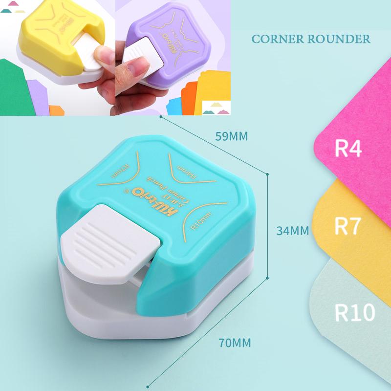 3 In 1 R4 R7 R10 Photo Cutter Corner Rounder Paper Punching Machine for Scrapbooking Craft Tool