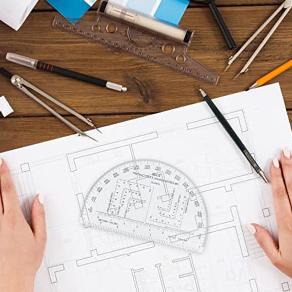 Grafometrisk Vinkelhake med Robust Akrylkonstruktion för Noggrann Geometrisk Vinkelmätning i Undervisning och Utbildning