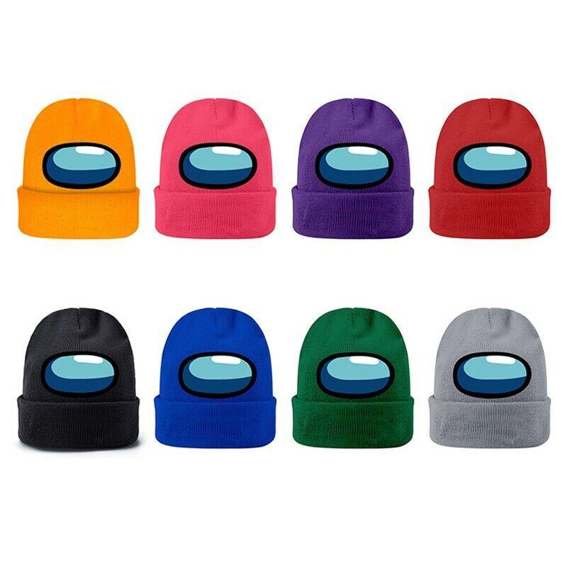Winter Adults Unisex Knitted Beanie Hat Boys Girls Warm Cap Woolen