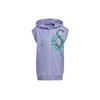 adidas Logo Alphabet Printing Pattern Hooded Zipper Purple Men's IB5904