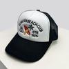 American Hip-hop Letter Embroidery Baseball Hats Sunshade New Unisex Color Block Breathable Trucker Caps Versatile Street Mesh