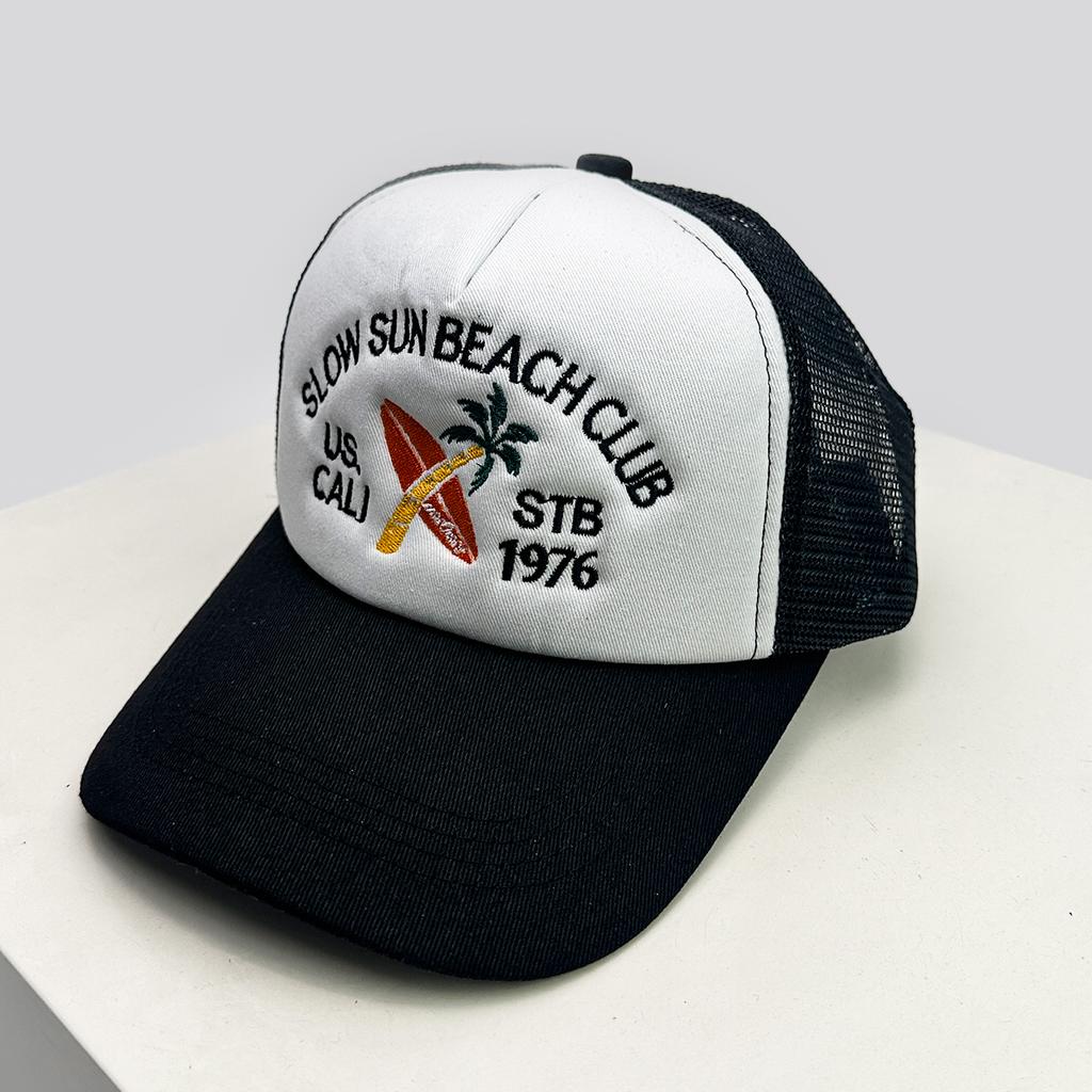 American Hip-hop Letter Embroidery Baseball Hats Sunshade New Unisex Color Block Breathable Trucker Caps Versatile Street Mesh