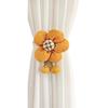 Drape Tieback Holders Curtain Tiebacks Flower Curtain Buckles Rope Decorative Curtain Holdbacks for Office Home Decors