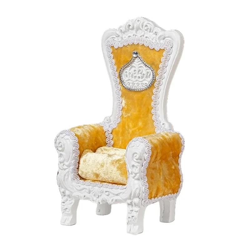 16cm Mini Handmade Sofa For OB11 Doll Jewelry Display Stand Kawaii Dollhouse Accessories Desk Home Decr Gift