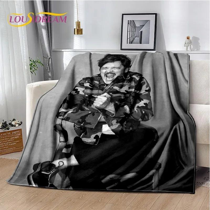 Pedro Pascal Funny Printing 29 Style Blanket,Soft Throw Blanket for Home Bedroom Bed Sofa Picnic Travel Office Cover Gifts Kids