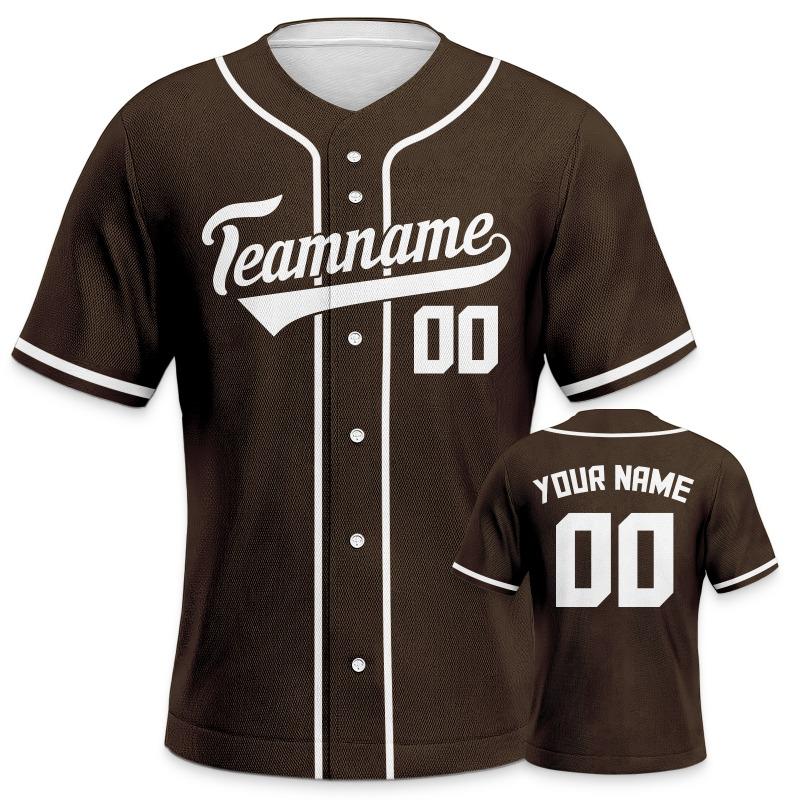 Baseballtrikot für Fans Einfaches Baseball-Shirt
