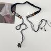 Wax Line Ethnic Style Belt Flower Women Woven Belt Elegant Bohemian Style Waist Chain  Female/Girls