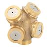 5PCS M14 X 1.5mm Female Thread Misting Spray Nozzle Brass Lawn Sprinkler Nozzle  Outdoor Cooling
