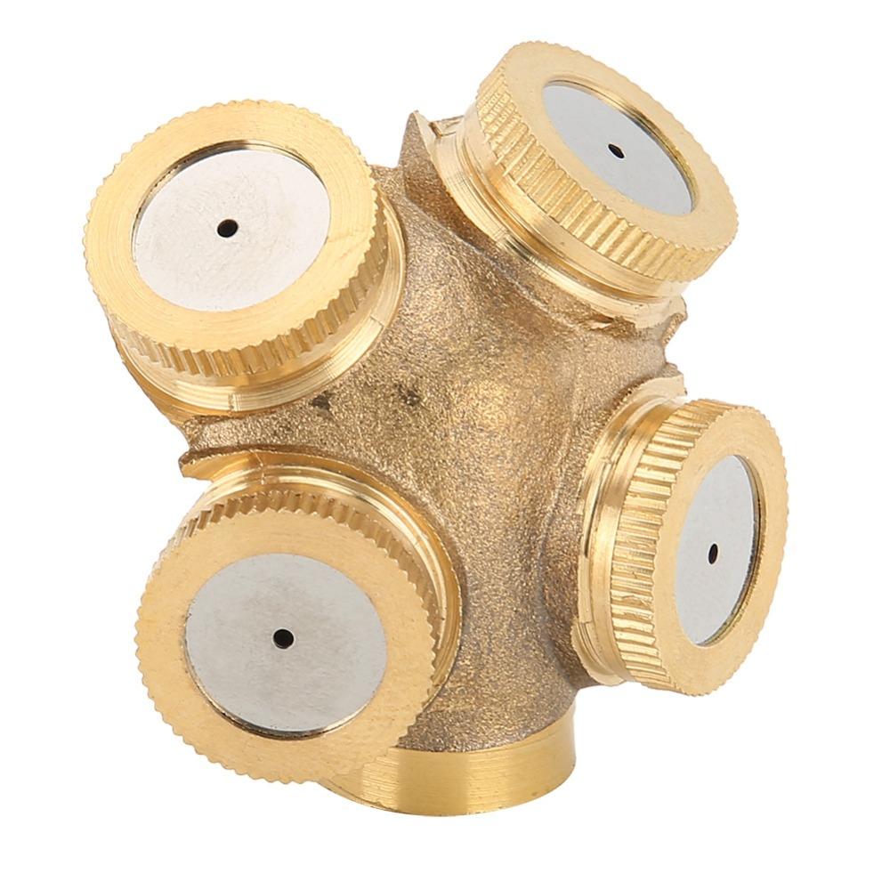 5PCS M14 X 1.5mm Female Thread Misting Spray Nozzle Brass Lawn Sprinkler Nozzle  Outdoor Cooling