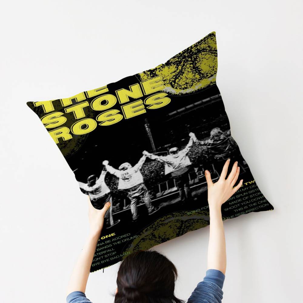1Pc The Stone Roses Pillowcase Toon Gift Cushion Cover Bedroom Home Sofa Chair Seat Decor Pillow Case