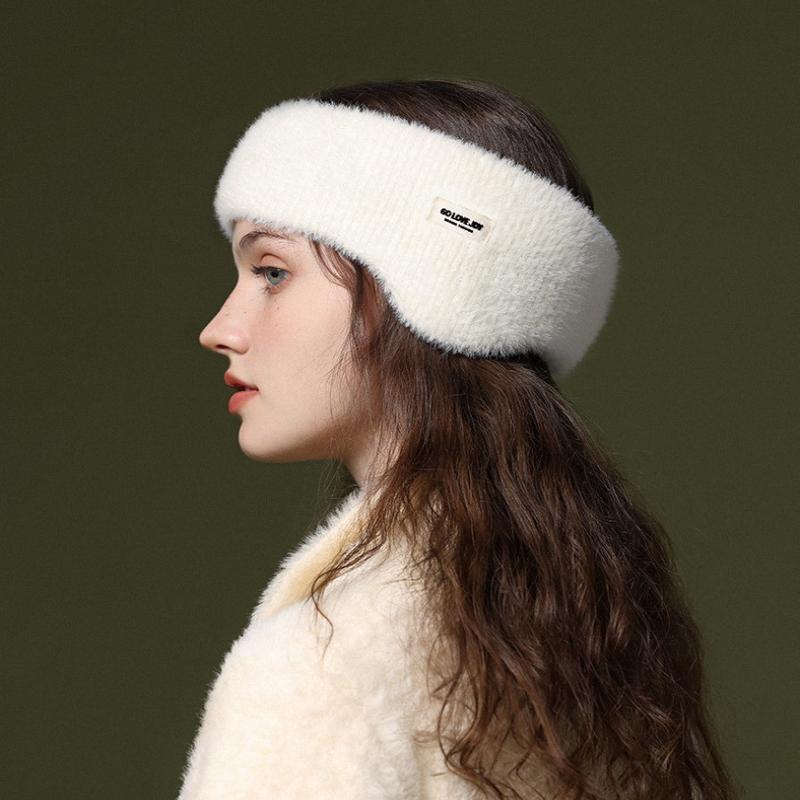 Winter Ear Warmer Earmuffs Headband Cute Hair Bands Outdoor Skiing Sport Thick Hairband For Women Men Headscarf Hair Accessories