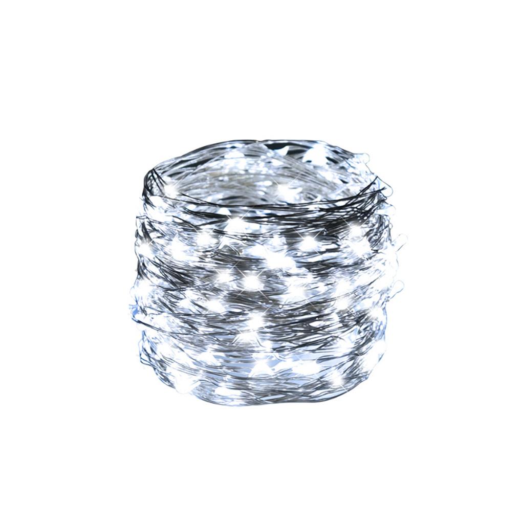 LED Solar String Lights Waterproof 100/200 LEDs Copper Wire Outdoor Garden Decor