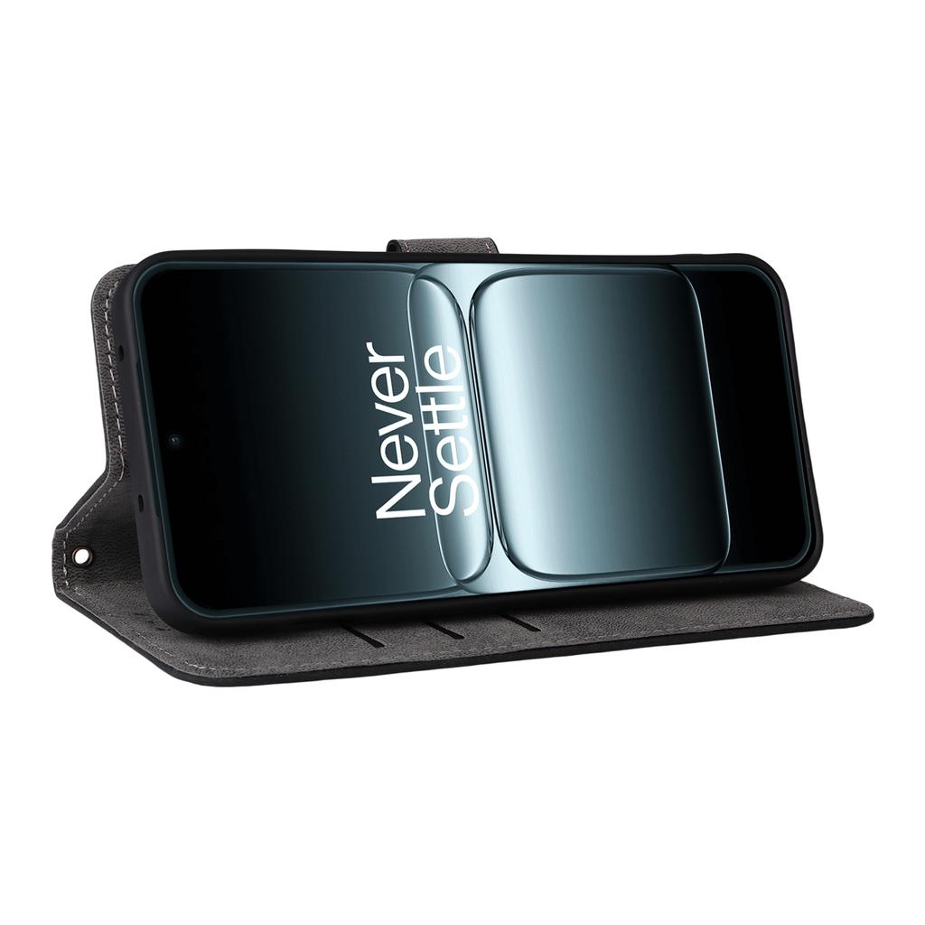 Etui portfelowe dla OnePlus 13T 5G z blokadą RFID, z PU skóry, pokrowiec na telefon ze stojakiem i paskiem